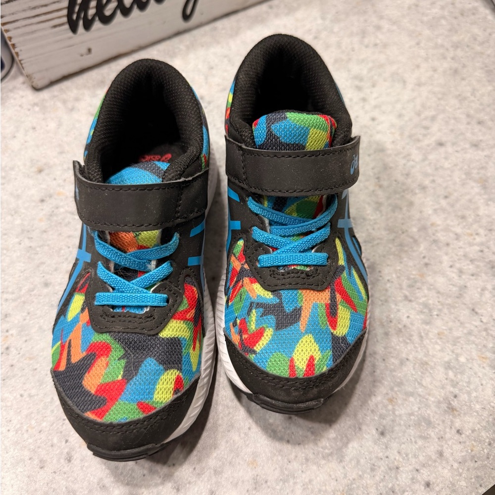 Asics Kids Sneakers with Multicolor Pattern